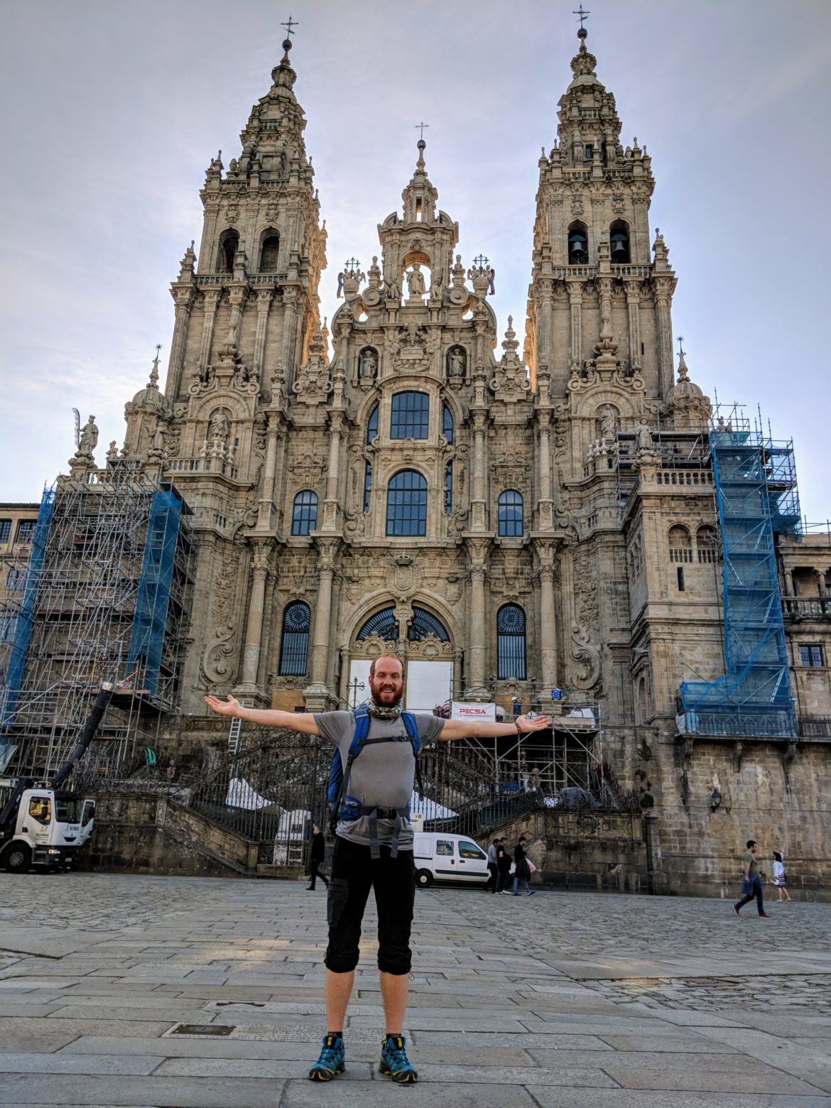 L’arrivo a Santiago di Compostela